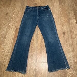 Just Black Denim High Rise Jeans Size 27 Blue Wash - Made In USA